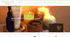 Desktop Screenshot of healerswithheart.com